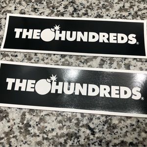 Two The Hundreds Skate/Snowboard Stickers
